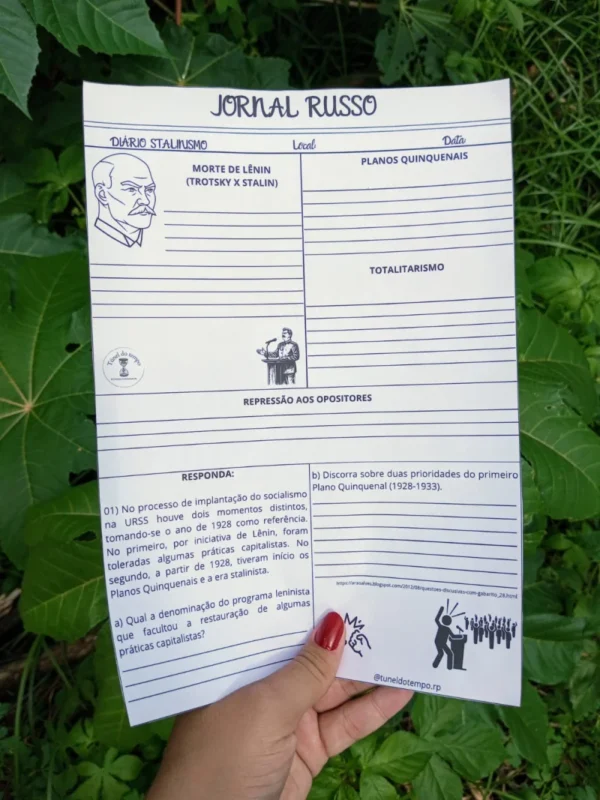 Jornal Stalinismo – Ensino Médio