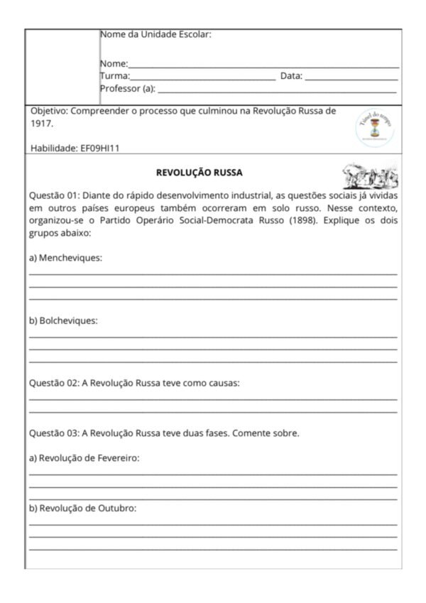 40 Atividades de história 6º ao 9º - Image 3