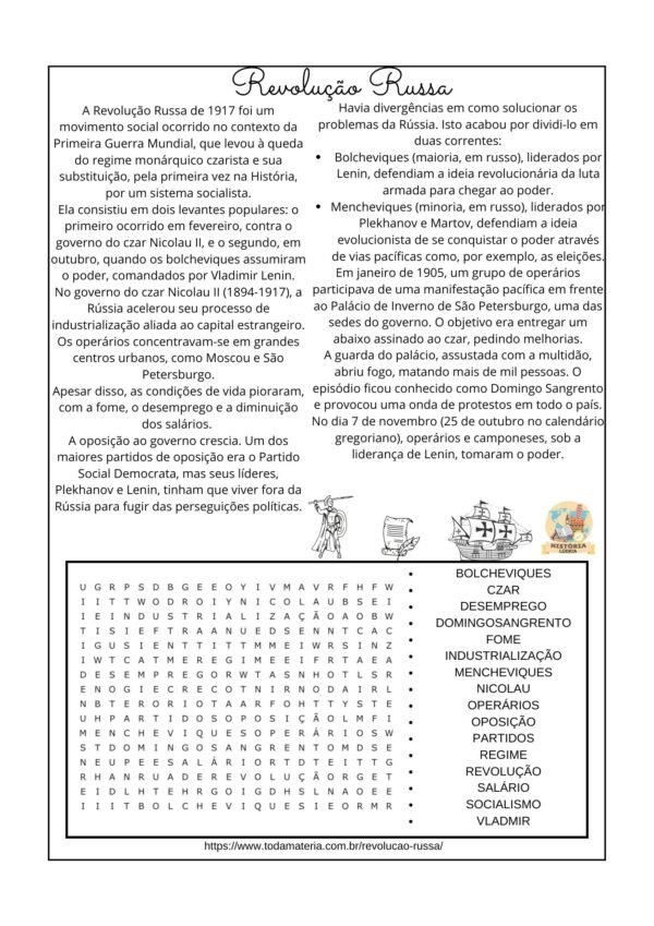 Caça palavras de história 6° ao 9° ano - Image 3
