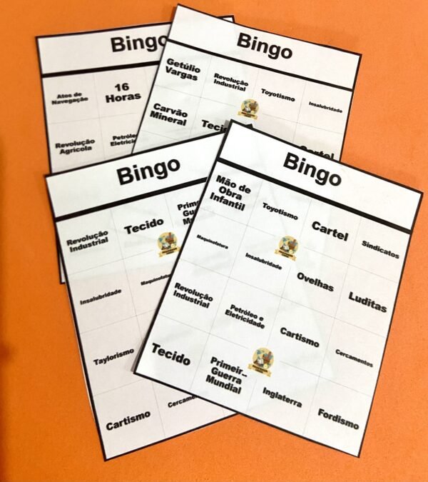 Bingo Revolução Industrial