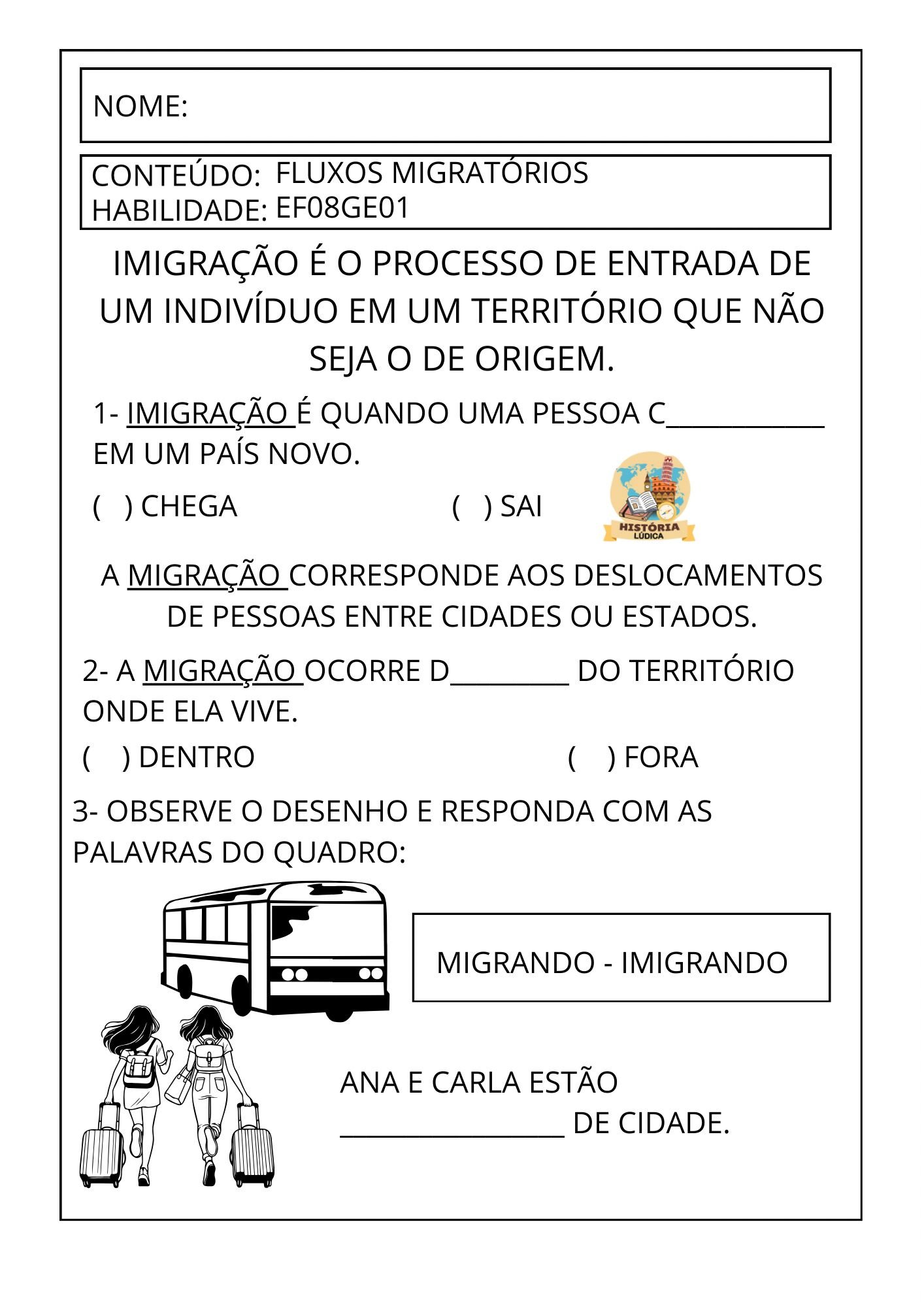 Atividades Autismo 6º ao 9º GEOGRAFIA - Imagem 3