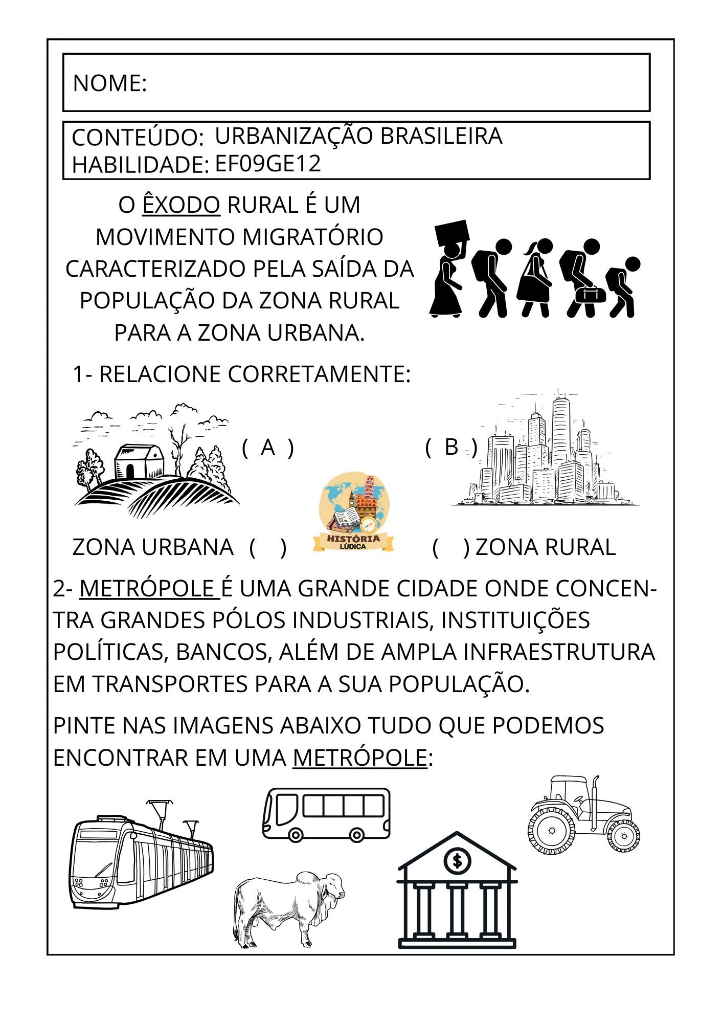 Atividades Autismo 6º ao 9º GEOGRAFIA - Imagem 2