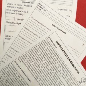 Atividade Importância da Geografia