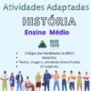 Atividades Adaptadas- Ensino Médio