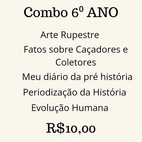Combo Lúdico 6 Ano