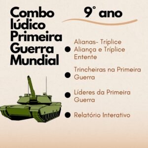 Combo Lúdico Primeira Guerra Mundial