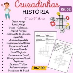 Cruzadinhas 6º ao 9º Ano KIT 02