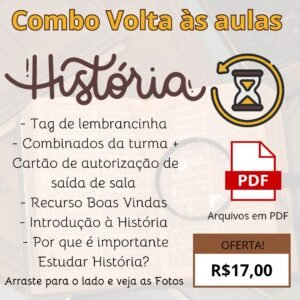 Combo de volta às aulas