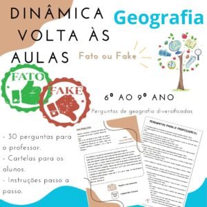 Dinâmica Fato ou Fake- GEOGRAFIA
