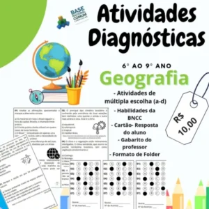 Atividades DIAGNÓSTICA Geografia - 6º ao 9º