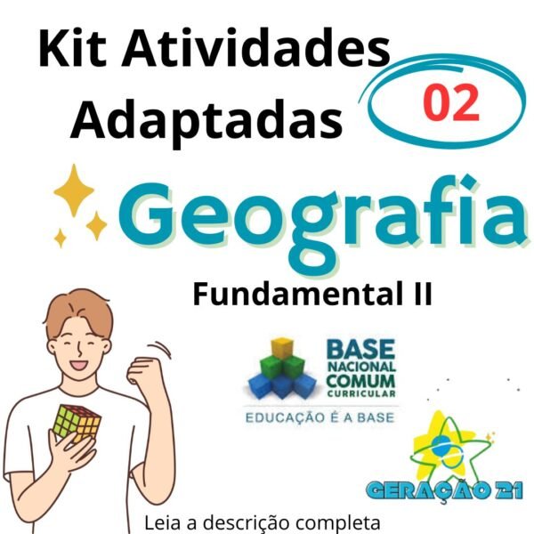 Atividades Adaptadas de GEOGRAFIA Kit 02