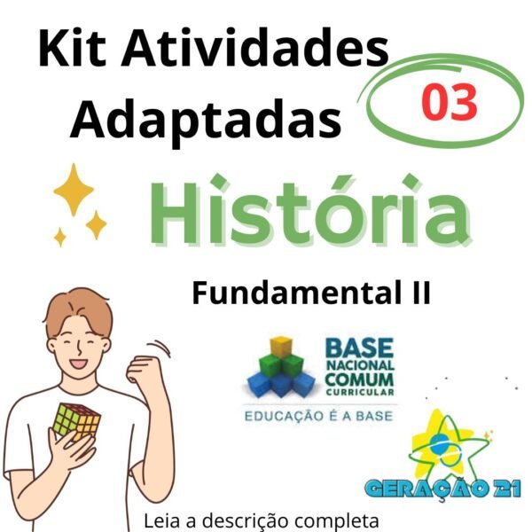 Atividades Adaptadas de HISTÓRIA kit 03