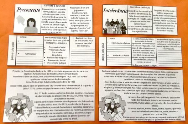 Preconceito e Intolerância – Projeto de Vida