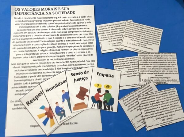 O que são Valores? Projeto de Vida