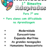 Atividades Adaptadas para 7 ano