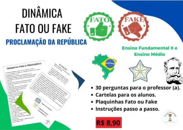 Dinâmica Fato ou Fake – Proclamação da República