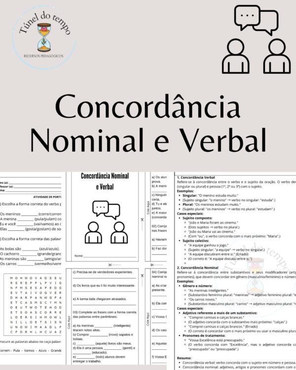 Concordância Verbal e Nominal