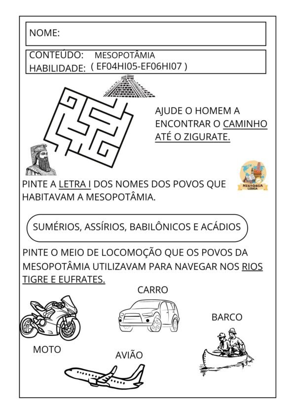 Atividades Autismo 6⁰ ano - Image 2