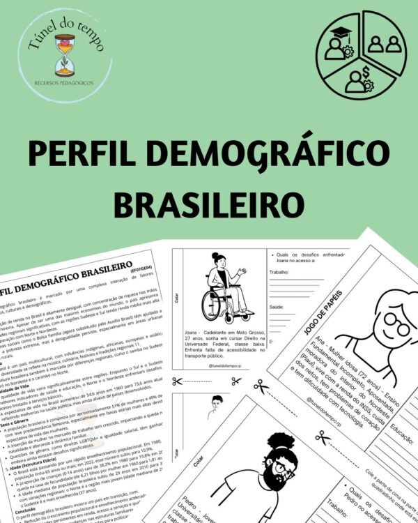 Jogo dos Papéis - Perfil Demográfico Brasileiro