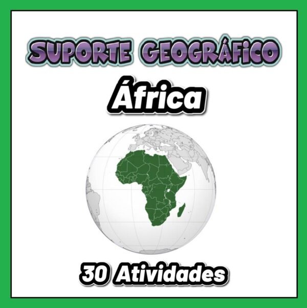 30 Atividades sobre o continente africano