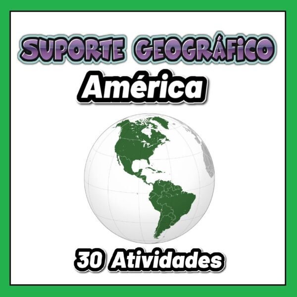 30 Atividades sobre o continente americano