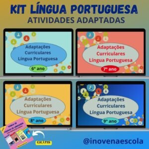 Kit Língua Portuguesa - Atividades Adaptadas