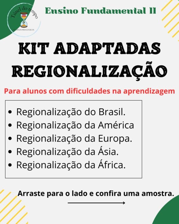Kit Adaptadas Regionalização