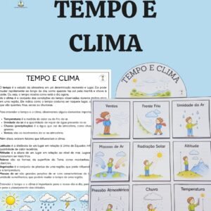 Tempo e Clima - Vocabulário Interativo