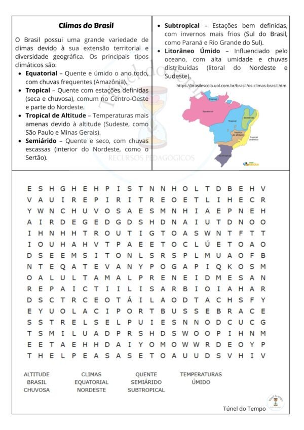 Kit 01 Caça-Palavras Geografia - Image 2