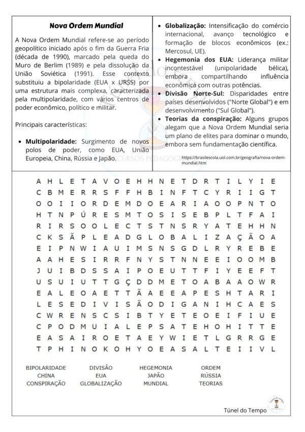 Kit 01 Caça-Palavras Geografia - Image 3