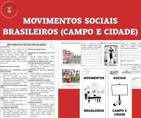Movimentos Sociais Brasileiros (Campo e Cidade)
