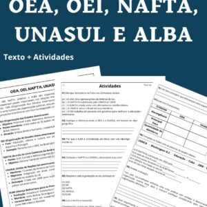 OEA, OEI, NAFTA, UNASUL E ALBA