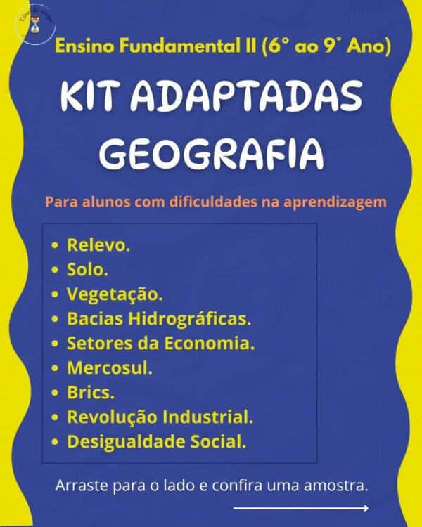 Kit Adaptadas Geografia