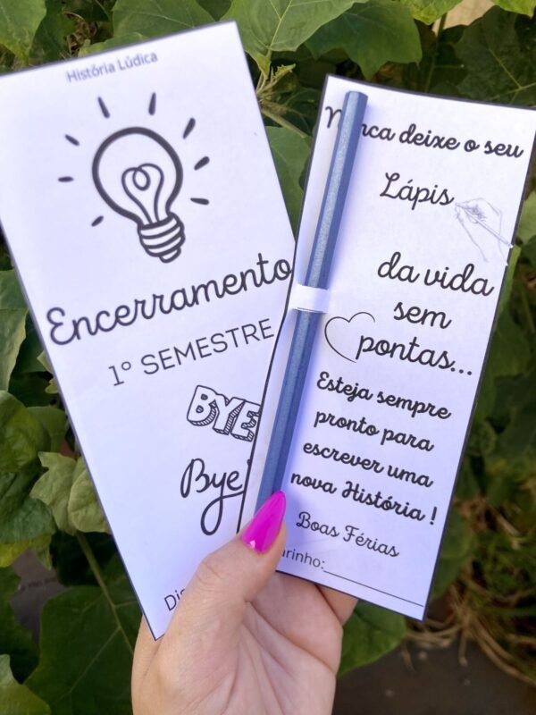 Encerramento e lembrancinha