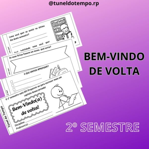 Bem vindo ao 2 semestre