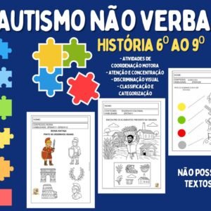 Atividades Autismo não verbal – história