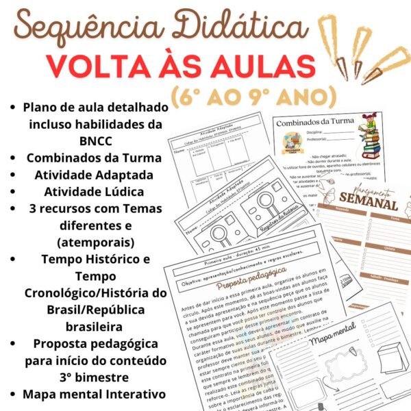 Volta às aulas – 6º ao 9º