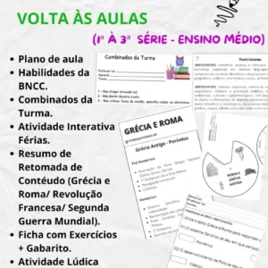 Volta às aulas – ENSINO MÉDIO