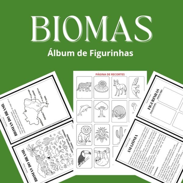 Álbum de Figurinhas - Biomas