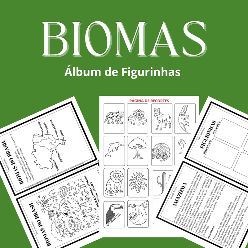 Álbum de Figurinhas - Biomas - Imagem 5