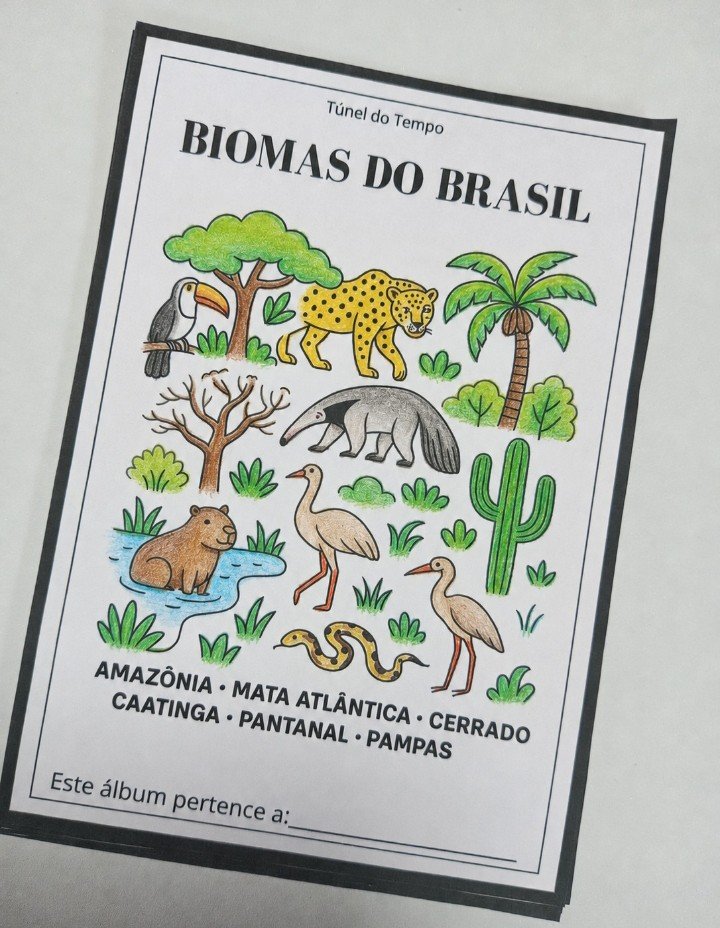 Álbum de Figurinhas - Biomas