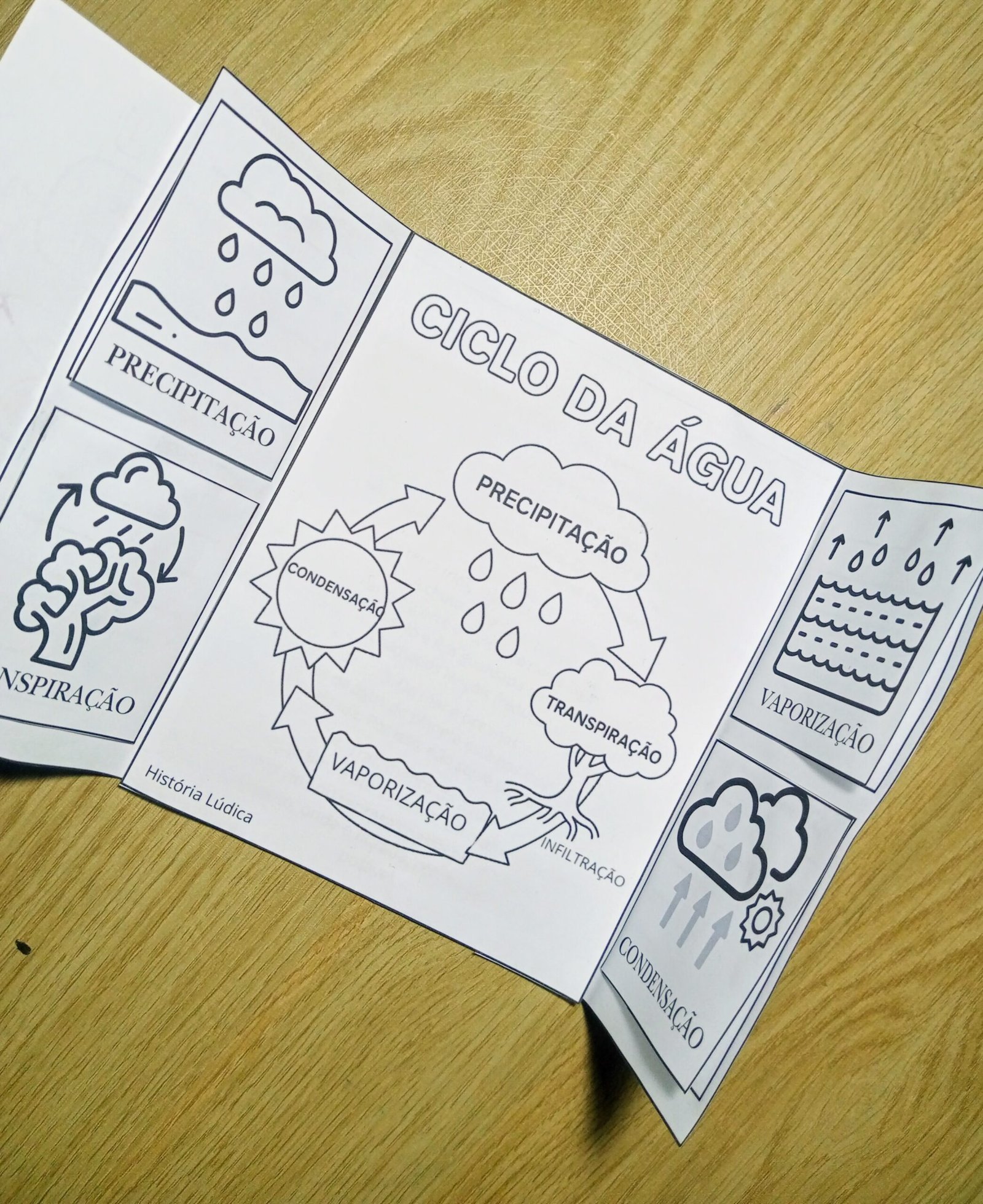 Lapbook Ciclo da Água - Imagem 2