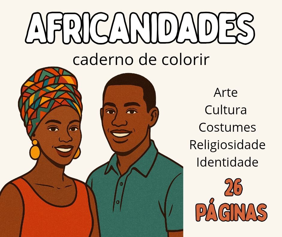 Africanidades – Caderno de colorir