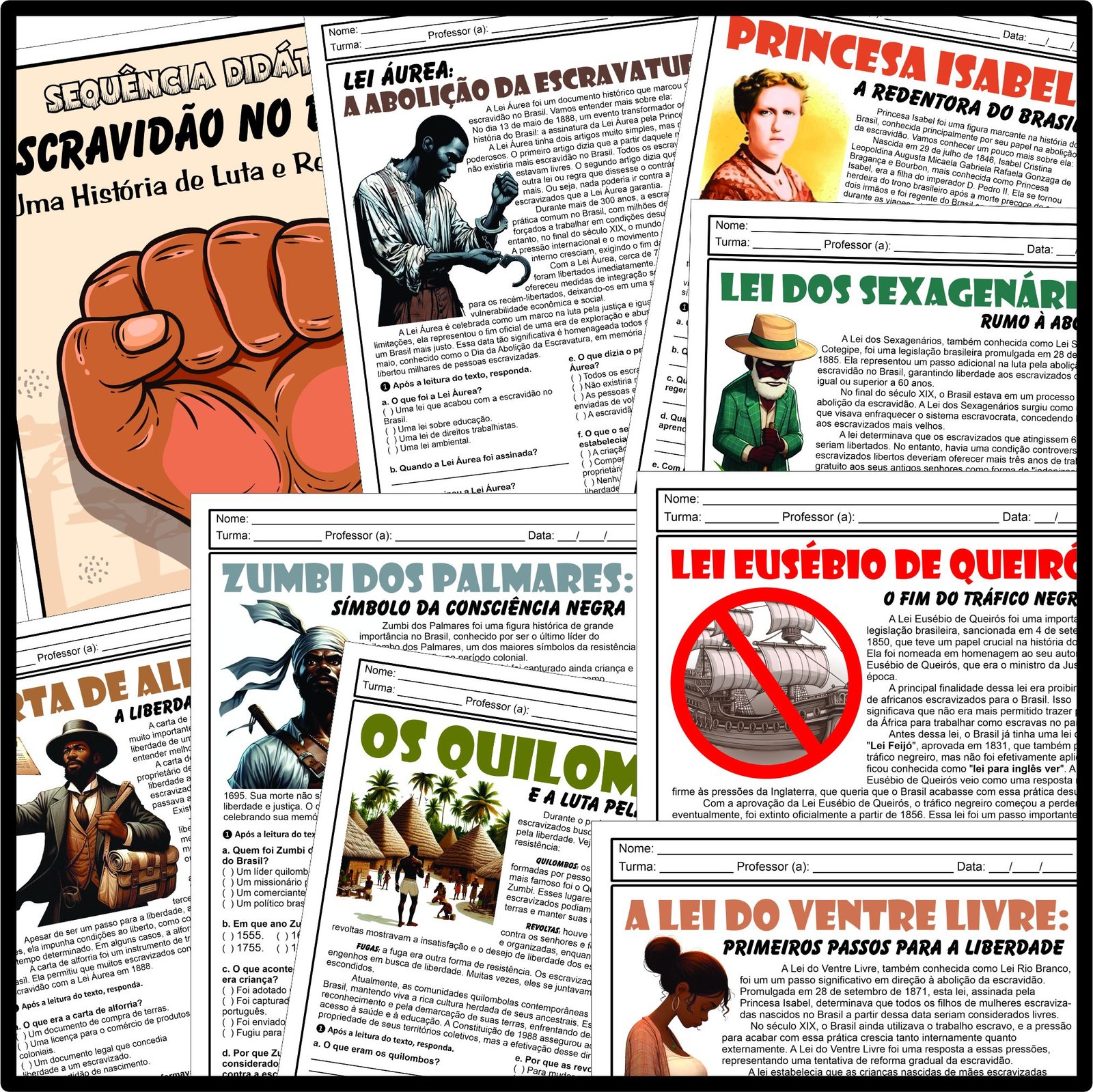 Escravidão no Brasil - Pacote de Atividades