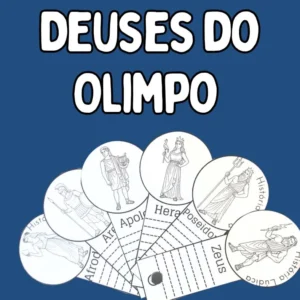 Leque Deuses do Olimpo