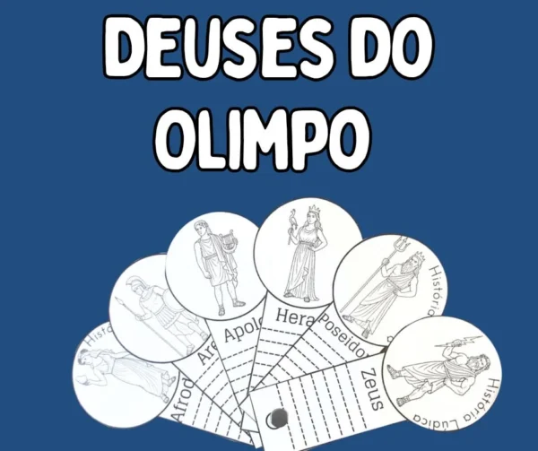 Leque Deuses do Olimpo