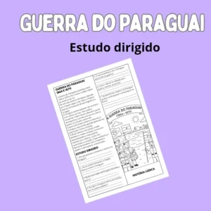 Atividades Guerra do Paraguai