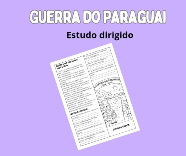 Atividades Guerra do Paraguai