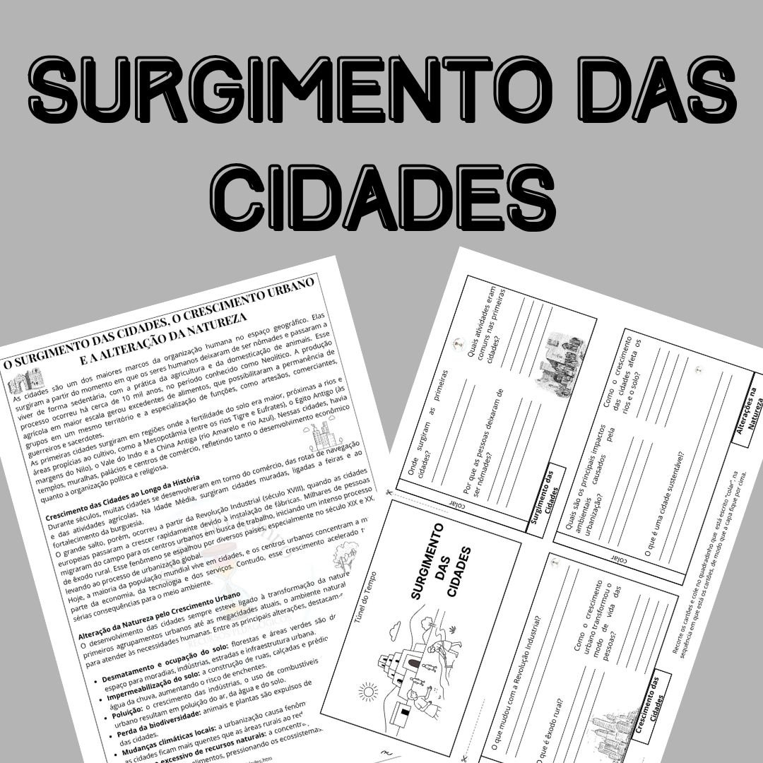 Surgimento das Cidades
