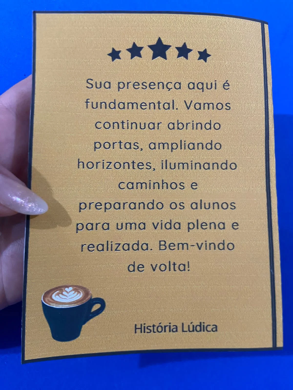 Café com fé 2026 – lembrancinha para professores - Imagem 3